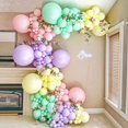 thumbnail image 5 of Mint Green Balloons 110 Pcs Pastel Green Balloon Garland Different Sizes 5 10 12 18 Inch Light Green Balloons for Baby Shower Birthday Party Decorations, 5 of 18