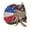 Red Blue 4, variant on Youweixiong 4th of July Decoration Patriotic Wreath for Front Door USA Flag Red White and Blue Grapevine Wreaths
