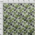 thumbnail image 3 of oneOone Cotton Silk Green Fabric Floral Diy Clothing Quilting Fabric Print Fabric By Yard 42 Inch Wide, 3 of 5