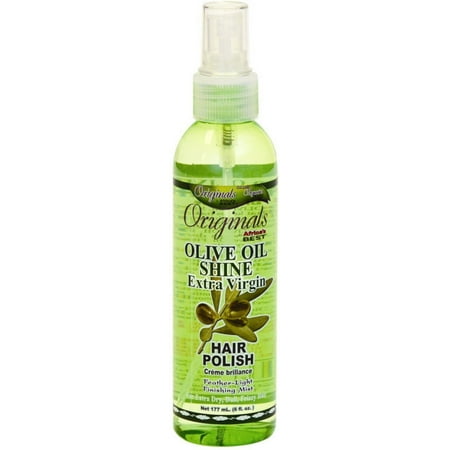 2 Pack - Africa's Best Organics Olive Oil Shine Extra Virgin Hair Polish 6