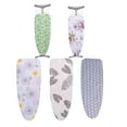 thumbnail image 3 of Extra Wide Ironing Board Cover 58x19 inch, Drawstring Replacement, Heat Resistant Cotton, Multiple Patterns - Grey Arrow, Banana Leaf, Dandelion, Rose, Daisy, 3 of 5