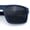 Matte Navy Frame - Black Lens, variant on SA106 Wraparound Sport Sunglasses for Men UV400 Lightweight Rectangular Matte Tortoise Frame - Black Lens
