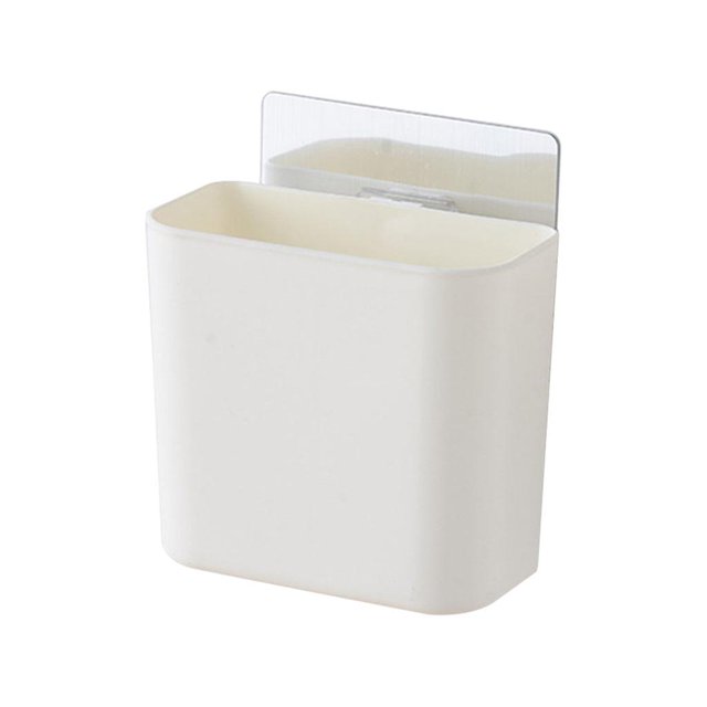 Soporte de pared para cepillo de dientes, soporte autoadhesivo para colgar en la pared, pasta de dientes, caja de almacenamiento de peine, cesta organizadora, accesorios para baño Feliz Sencillez