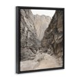 thumbnail image 4 of Stupell Industries Looming Sandy Cliffs Landscape Photography Black Floater Framed Art Print Wall Art, 17 x 21, 4 of 10