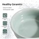 thumbnail image 3 of Ceramic Cat Bowl Cat Food and Water Bowl Kitty Bowl Pet Supplies (600ml, Light Green), 3 of 4