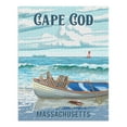 thumbnail image 1 of Cape Cod, Massachusetts, Dory and Lobster Traps (1000 Piece Puzzle, Size 19x27, Challenging Jigsaw Puzzle for Adults and Family, Made in USA), 1 of 4