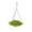Green, variant on Outdoor Metal Leaf-Shaped Bird Feeder with Hanging Hook - Rust-Resistant Garden Decoration for Balcony, Yard & Wildlife Attraction, Green