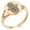Rose Gold, variant on Stainless Steel Filigree Hamsa Hand of Fatima Minimalist Oval Top Polished Statement Signet Ring