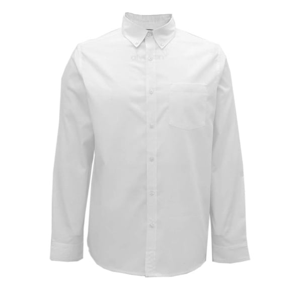 Camisa George Talla EG Manga Larga Lisa Blanca