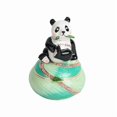 thumbnail image 4 of Joyero Saini Panda Esmalte Metal Crafts Verde Rosa, 4 of 8