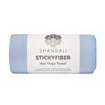 thumbnail image 1 of Shandali Stickyfiber Toalla de yoga caliente – Esterilla de yoga con respaldo de silicona, tamaño absorbente, antideslizante, 24.0 x 72.0 in, Bikram Gym y Pilates – (estándar azul), 1 of 4