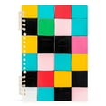 thumbnail image 7 of FORMRS 1-Subject Spiral Notebook 8" x 5" College Ruled 60 Refillable Sheet A5 Hard Cover, 2 Pack, Blue Checkered Pattern, 7 of 7