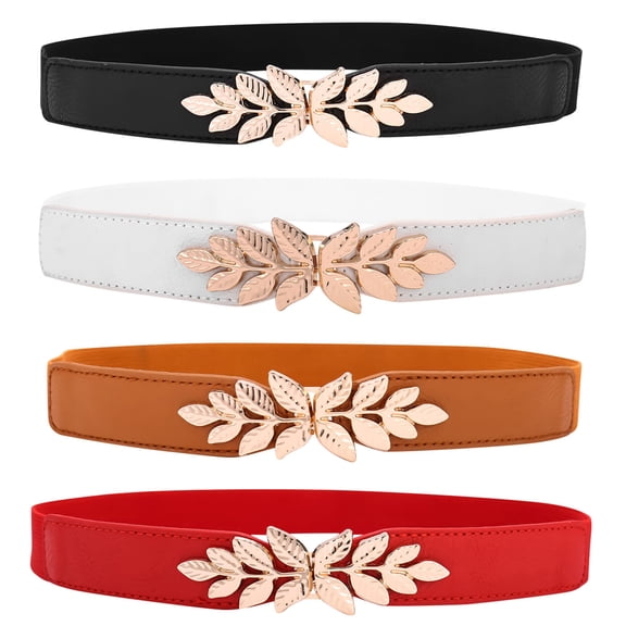 Helii Brown Belts for Women Women Skinny Narrow Waist Belt Fashion Casual Dress Belt for Ladies