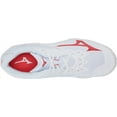 thumbnail image 5 of Mizuno Wave Lightning Z6 Women's Volleyball Shoe, Size 13, White-Red (0010), 5 of 7