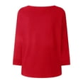 thumbnail image 2 of Puntoco Blusa de manga larga con cuello en V para mujer Puntoco Puntoco-5371, 2 of 6