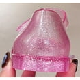 thumbnail image 5 of SGMVNU Little Girls Jelly Sandals Closed Toe Soft Rubber Sole Water Beach Shoes Summer Mary Jane Kids Princess Dress Flat, Size 6.5-7 Years, Pink, 5 of 9