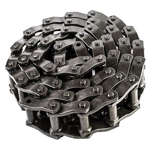 Jeremywell WR78 Welded Steel Mill Chain, 10FT Heat Treated for Increased Durability, Pins Riveted