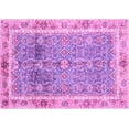 thumbnail image 1 of Ahgly Company Indoor Rectangle Oriental Purple Traditional Area Rugs, 6' x 9', 1 of 4