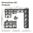 thumbnail image 3 of Cocina Integral Completa Modular Madesa Nice 240cm Gris 10, 3 of 10
