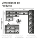 thumbnail image 3 of Cocina Integral Completa Modular Madesa Nice 240cm Gris 10, 3 of 10