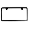 thumbnail image 6 of Stainless Steel License Plate Frame w Screw Caps Thin 2 Hole- Silm Black NEW, 6 of 7
