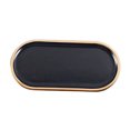 thumbnail image 1 of Bandeja de joyería de lujo, bandejas para servir, bandeja de cerámica, vajil de postre , soporte de exhibición de joyería, cosmético negro Baoblaze bandeja de almacenamiento, 1 of 8