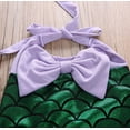 thumbnail image 3 of Toddler Girl Mermaid Swimwear with Matching Bow, 3 of 8