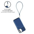 thumbnail image 5 of Allytech iPhone 11 Wallet Case with Anti-lost Lanyard Strap, Slim PU Leather Credit Card Holder Kickstand Flip Cover for Apple iPhone 11, Blue, 5 of 5