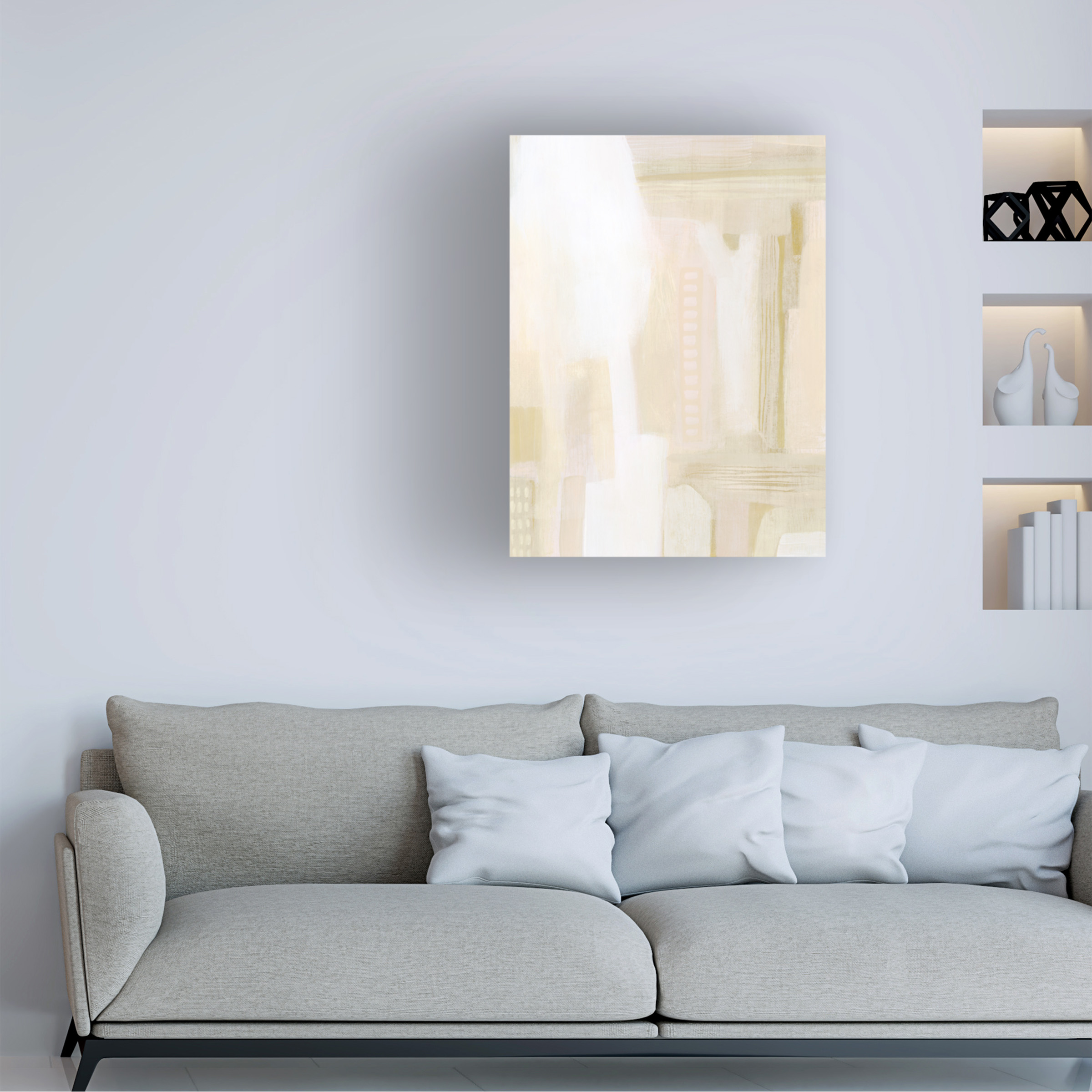 Grace Popp 'Urban Peach I' Canvas Art