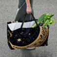 thumbnail image 7 of New Moon Symbol Large Capacity Reusable Foldable Beach Bag | Oxford Cloth Beach Bag, Laundry Organizer, and Decorative Box, 7 of 7