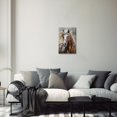 thumbnail image 2 of ZHONGYUTONG Horse Wall Art Black White and Brown Horse Poster Canvas Running Animals Pictures Painting for Living Room Decor Framed (20.00" x 30.00"), 2 of 5