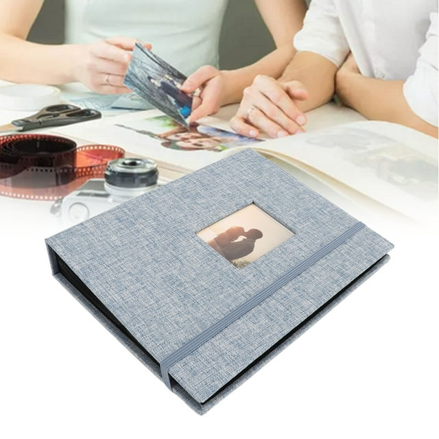 208 Pockets Photo Album for Pictures, Built in 26 Pages, Mini Decorative Picture Album for Store 3" Photos, Movie Tickets, Bank Cards, Business Cards, Etc