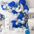 thumbnail image 5 of 129pcs Dark Blue Balloons Different Sizes 18 12 10 5 Inch for Garland Arch for Birthday Gender Reveal Baby Shower Graduation Party Decoration, 5 of 14