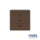 thumbnail image 3 of Productos Cómoda 80cm 3 Cajones Fiori Cafe Mobi Muebles Moderno, 3 of 5