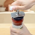 thumbnail image 6 of Effortless Arthritis Jar Opener, 2024 Upgraded Easy Open Adjustable Grip Jar Opener, Stainless Steel Can Opener Bottle Tin Cap for Seniors Quick Opening Tool for Cooking Everyday Use, White, 6 of 7