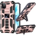 thumbnail image 2 of Phone Case for Apple iPhone 11 (6.1") Heavy Duty Stand Hybrid [Military Grade] Rugged Built-in Kickstand Fit Magnetic Car Mount Cover for iPhone 11 - Rose Gold, 2 of 7