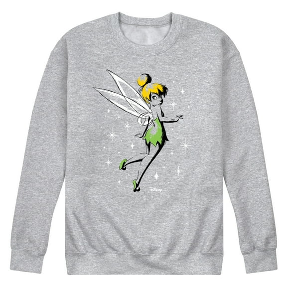 Tinker Bell -  Sketch Sparkles - Men's Crew Neck Fleece Pullover