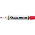 thumbnail image 5 of Sharpie, SAN15002, King-Size Permanent Markers, 12 / Dozen, Red Ink, Silver Barrel, 5 of 6