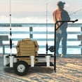 thumbnail image 4 of Miumaeov Heavy Duty Beach Fishing Cart Outdoor Fishing/Beach Trolley w/Fishing Rod Holder, 4 of 21