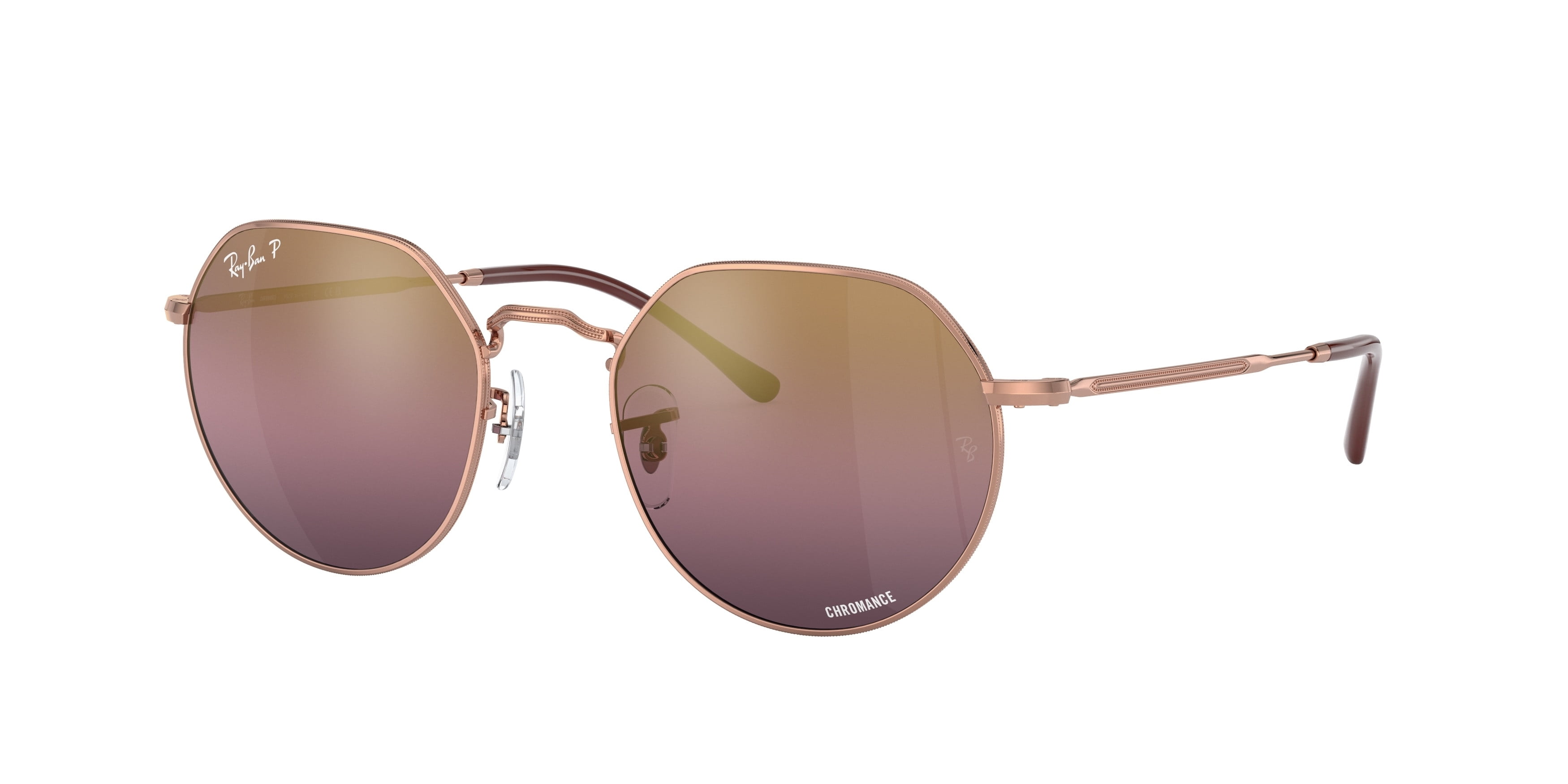 Ray-Ban RB3548N HEXAGONAL 001/8O 51M Gold/Wisteria Flash