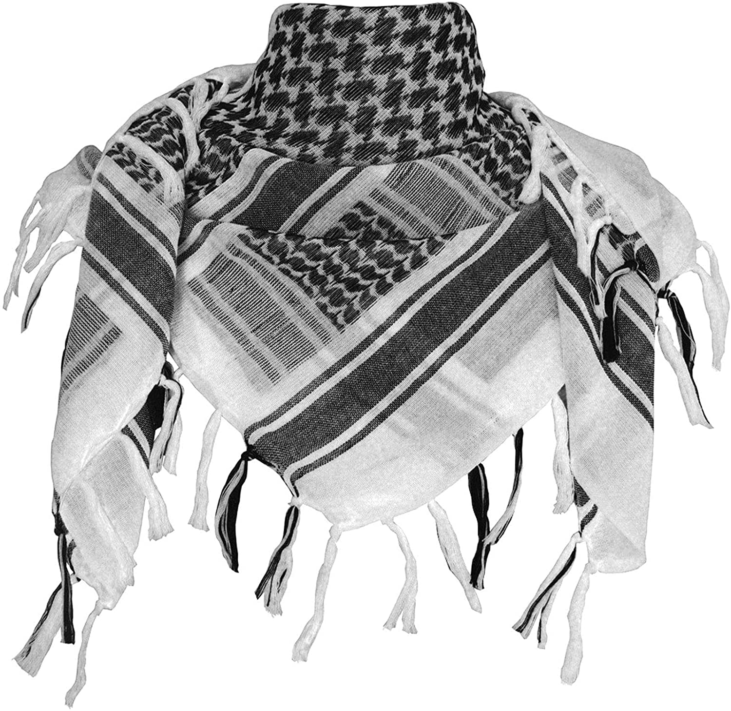Scarf Military Shemagh Tactical Desert Keffiyeh Head Neck Scarf White
