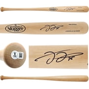 Frank Thomas Autographed Blonde Louisville Slugger Baseball Bat Chicago White Sox Beckett BAS Witness Stock #265860