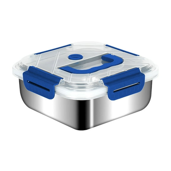 Btomtd Stainless Steel Food Storage Containers with Leak Proof Lid, Dishwasher Oven Freezer Microwave Safe Box, Kitchen Organizer and Meal Prep Storage Box, Size 2200ml, S