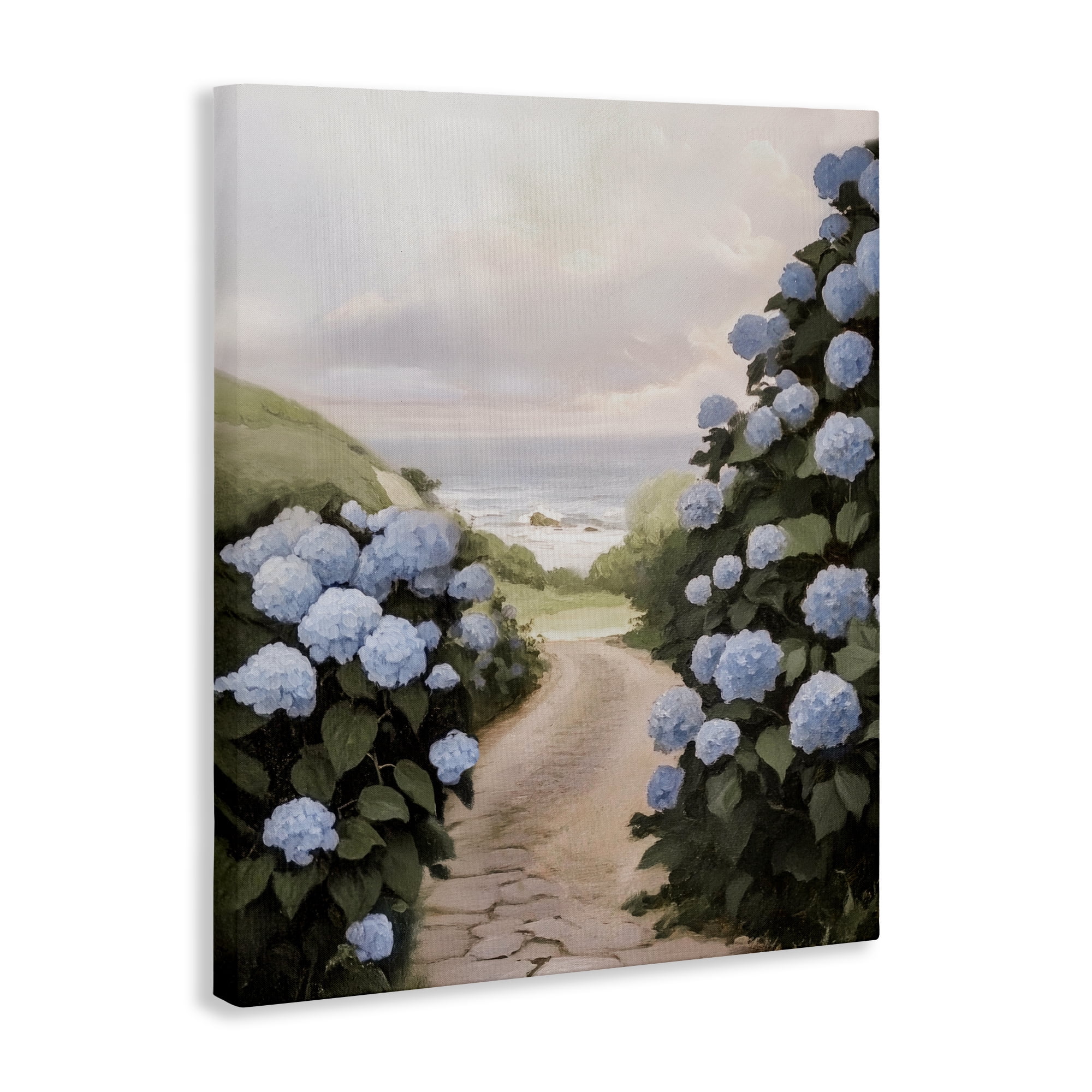 Stupell Industries Coastal Hydrangea Pathway Canvas Wall Art, design by Sisi and Seb