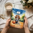 thumbnail image 3 of Happy Father's Day Cavalier King Charles Spaniel Playing Basketball with Best Dad Jersey Spiral Bound Journal Dog Lover Gifts 5x7in Spiral Notebook - 13006, 3 of 5