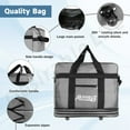 thumbnail image 6 of Desirable Life 40in 4 Layer Expandable Suitcase Bag Collapsible Rolling Wheeled Duffle Bag Large for Home Storage Cargo Travel Business Moving Luggage, 6 of 8