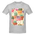thumbnail image 4 of Bingfone Succulent And Cactus Men'S Loose Fit Short-Sleeve Pocket T-Shirt, 4 of 7