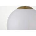 thumbnail image 5 of Living District Baxter 1-Light Metal Pendant in Brass and Frosted White Finish, 5 of 7