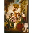 thumbnail image 3 of Sir Joshua Reynolds 19x24 Black Modern Framed Museum Art Print Titled - The Cottagers (1788), 3 of 5