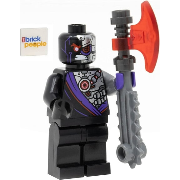 LEGO Ninjago Core: Nindroid Minifigure (Legacy) with Saw Axe